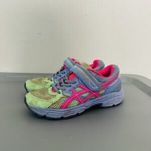 ASICS Pre Contend 3 PS Pink And Grey Sneakers Girls Size 2